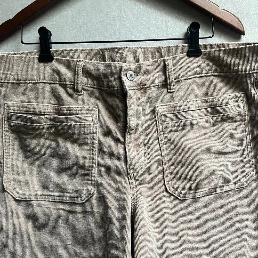 American Eagle Outfitters Low Rise Baggy Wide Leg Corduroy Pants Sz 14 - Picture 6 of 15